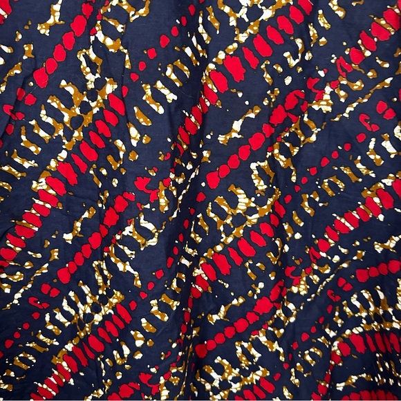 Grass-fields Womens Tunic Kaftan African Print Shirt Dress Oversized Size 18 - Picture 8 of 16